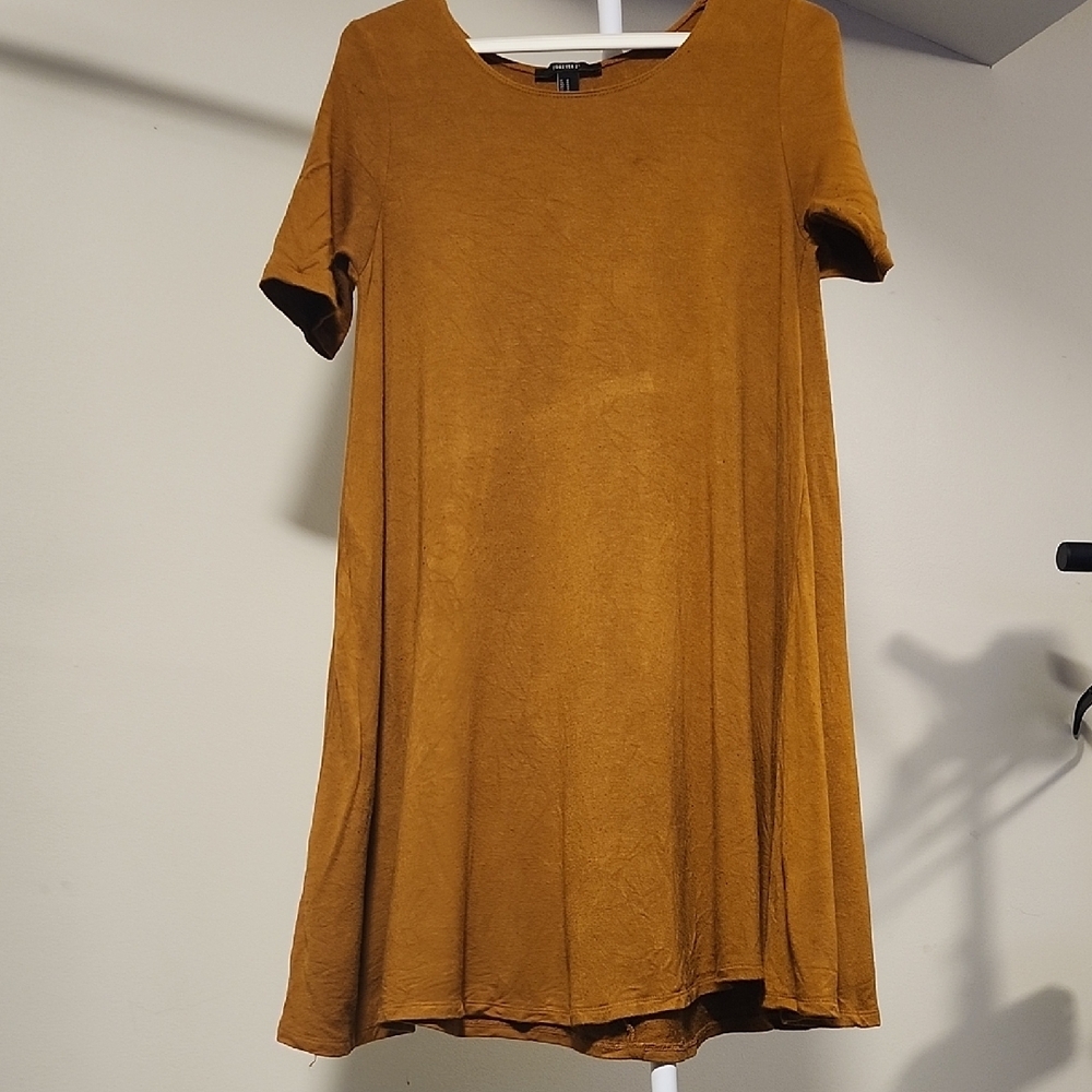 ⭐ Forever 21 Tan Mini Dress